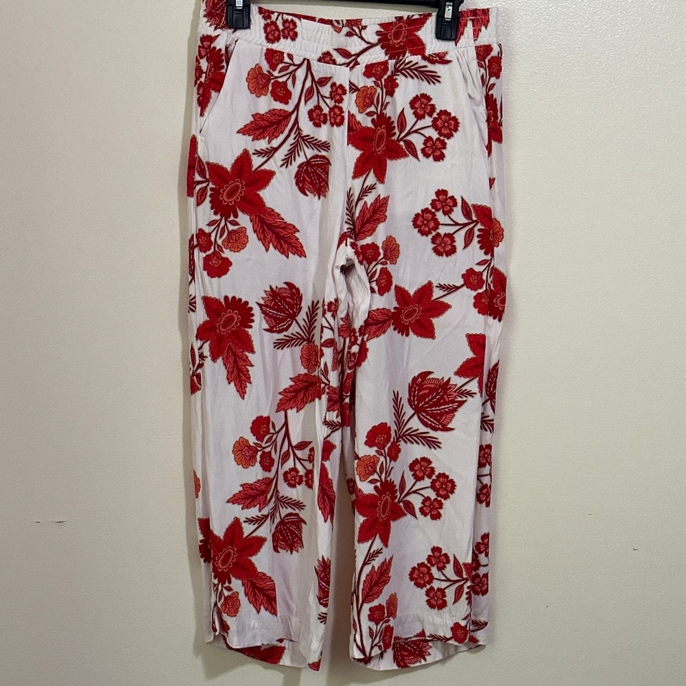 LOFT  Women’s Floral SP Pants Wideleg